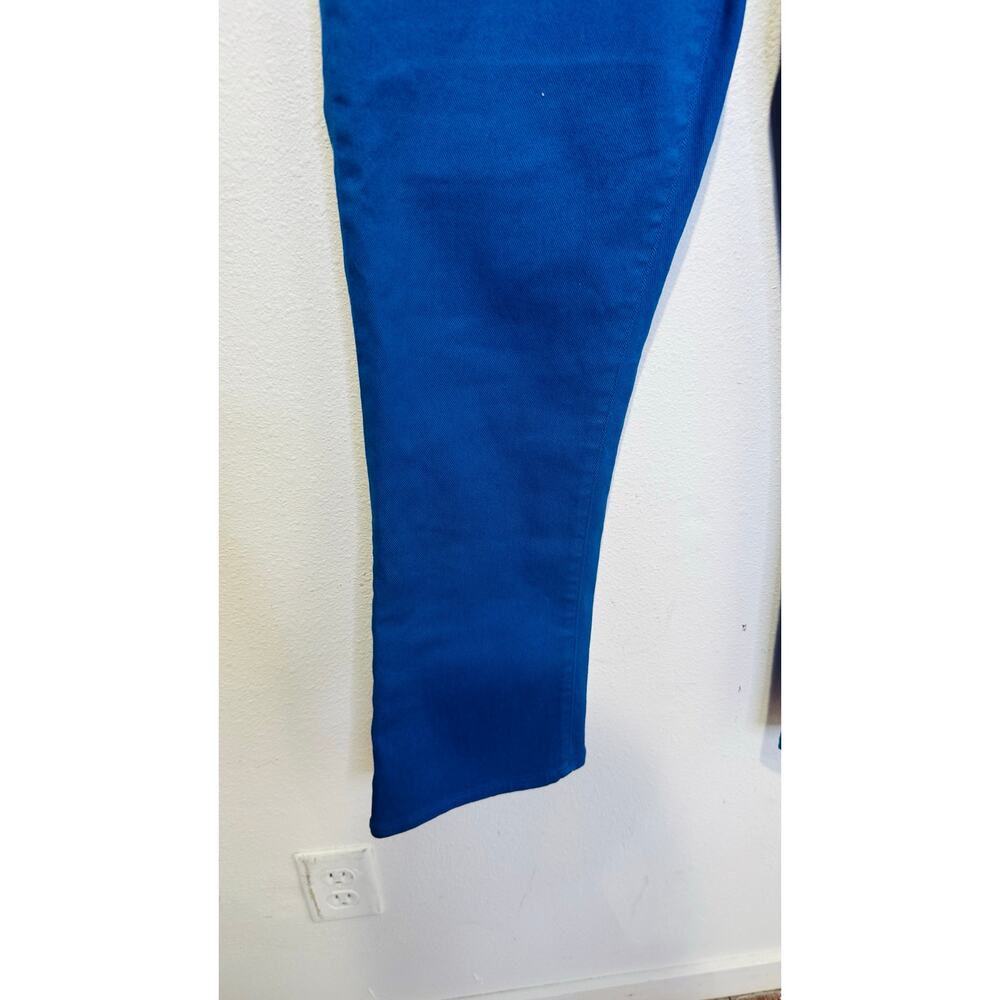 DEPARTMENT FIVE Royal Blue Straight Leg Denim 98% Cotton Jeans size 27 NWT - Picture 5 of 11